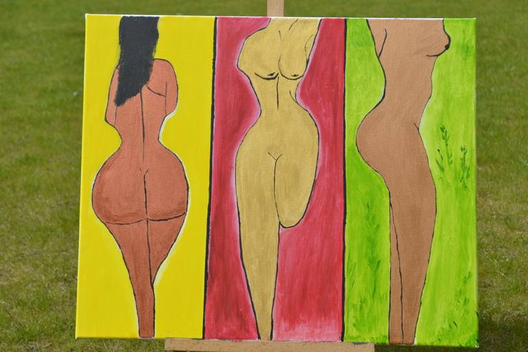 Original Abstract Expressionism Abstract Painting by Anezia Sanchez