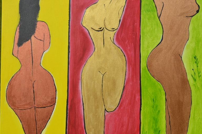 Original Abstract Expressionism Abstract Painting by Anezia Sanchez