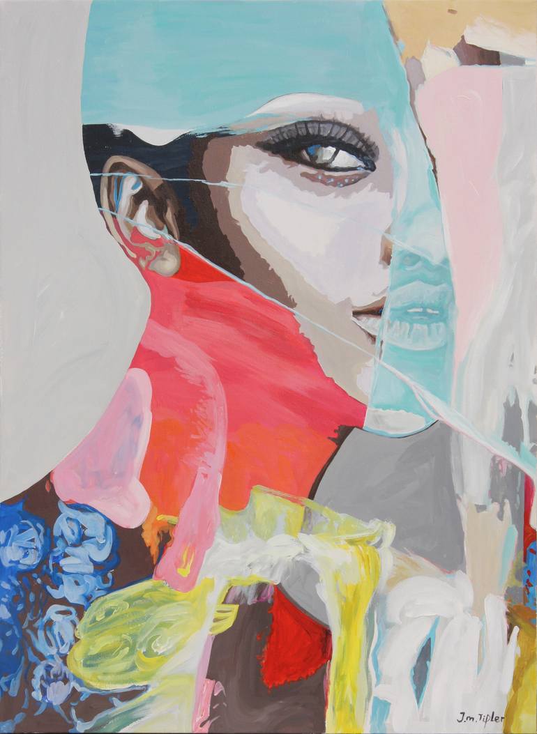 Glamorous moment Painting by J Tipler | Saatchi Art