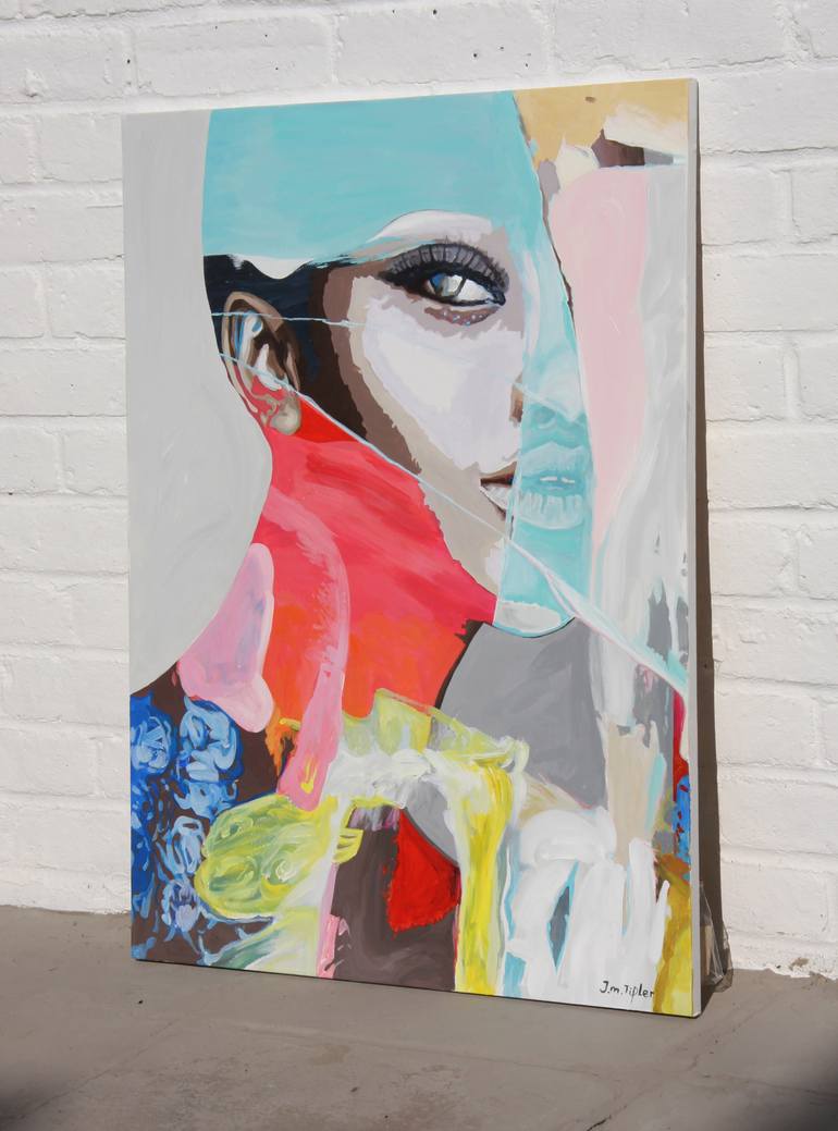 Original Conceptual Abstract Painting by J Tipler