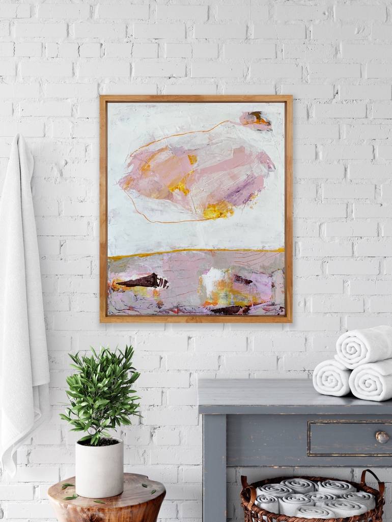 Original Abstract Expressionism Abstract Painting by Irene Gronwall