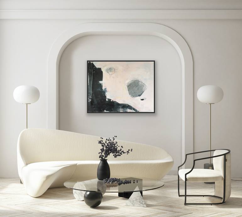 Original Modernism Abstract Painting by Irene Gronwall