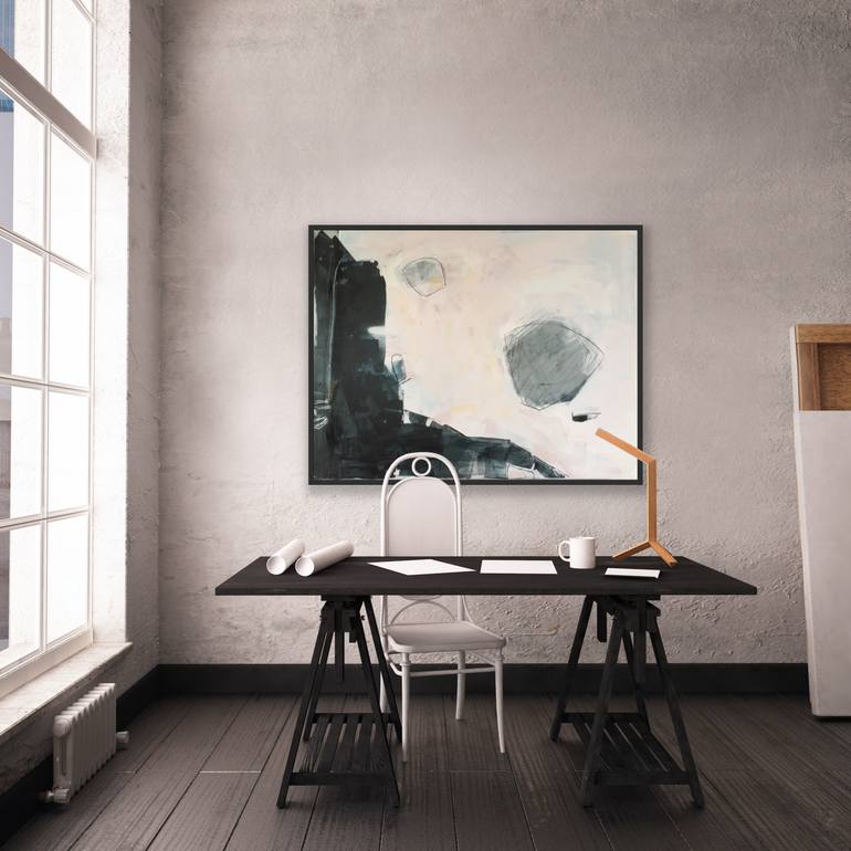 Original Modernism Abstract Painting by Irene Gronwall