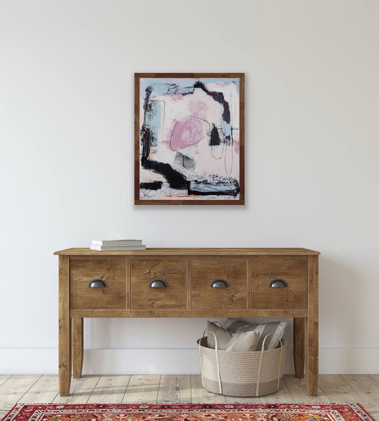 Original Abstract Expressionism Abstract Painting by Irene Gronwall