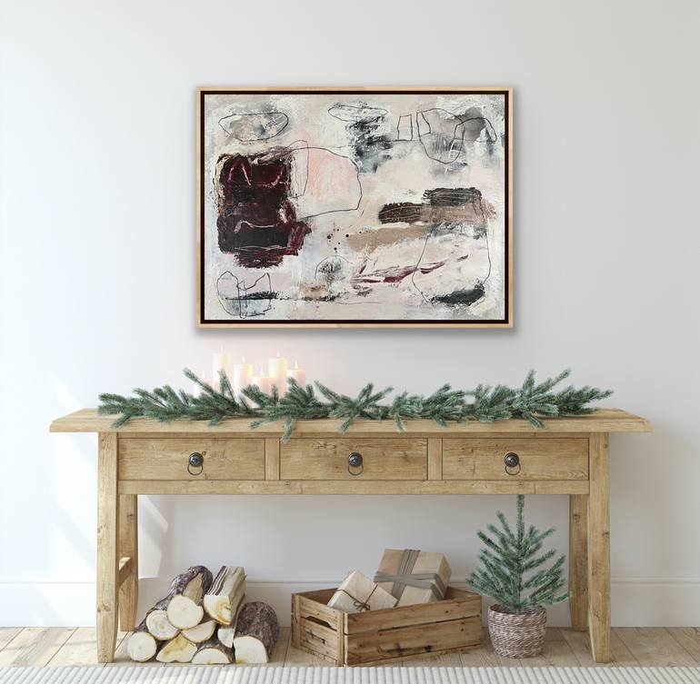 Original Abstract Expressionism Abstract Painting by Irene Gronwall