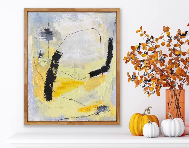 Original Abstract Expressionism Abstract Painting by Irene Gronwall