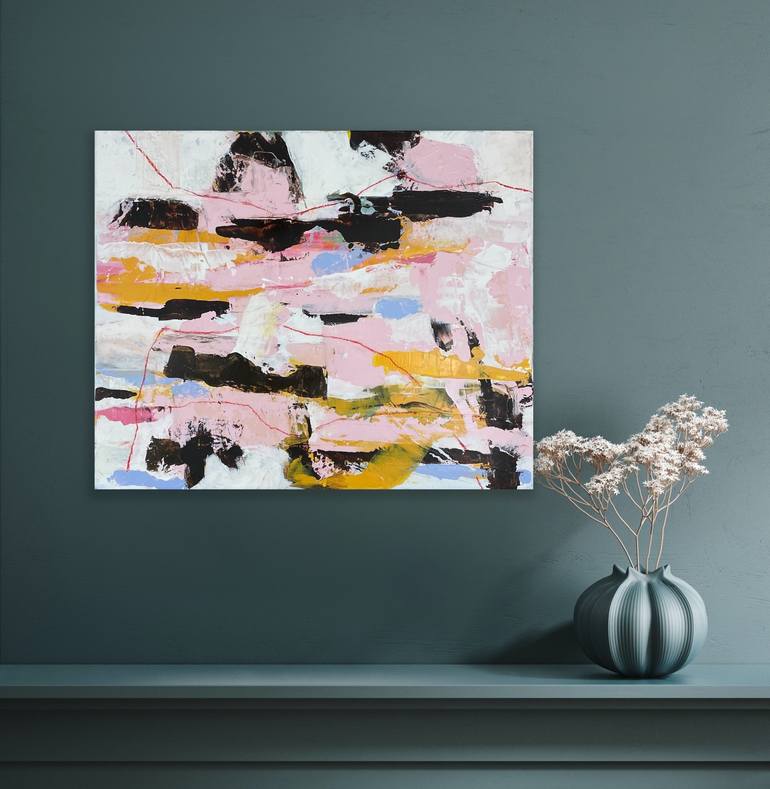 Original Abstract Painting by Irene Gronwall