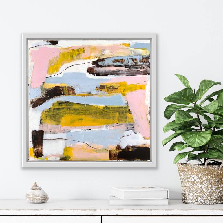 Original Abstract Expressionism Abstract Painting by Irene Gronwall