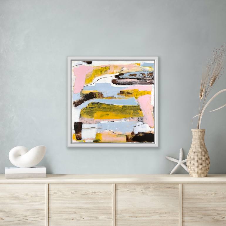Original Abstract Expressionism Abstract Painting by Irene Gronwall
