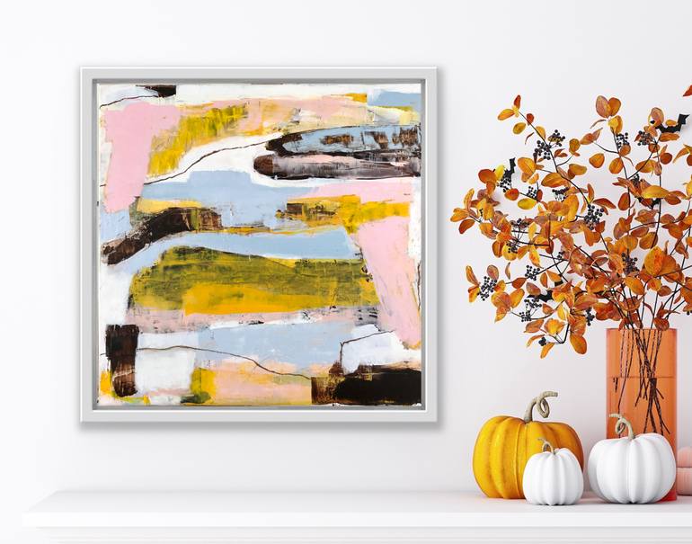 Original Abstract Expressionism Abstract Painting by Irene Gronwall