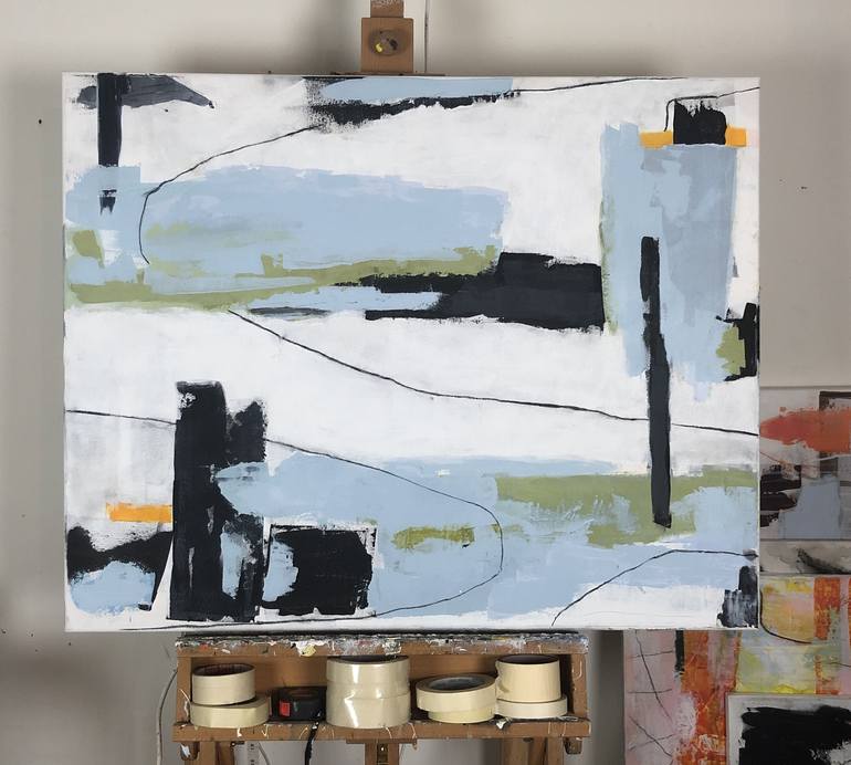 Original Abstract Painting by Irene Gronwall