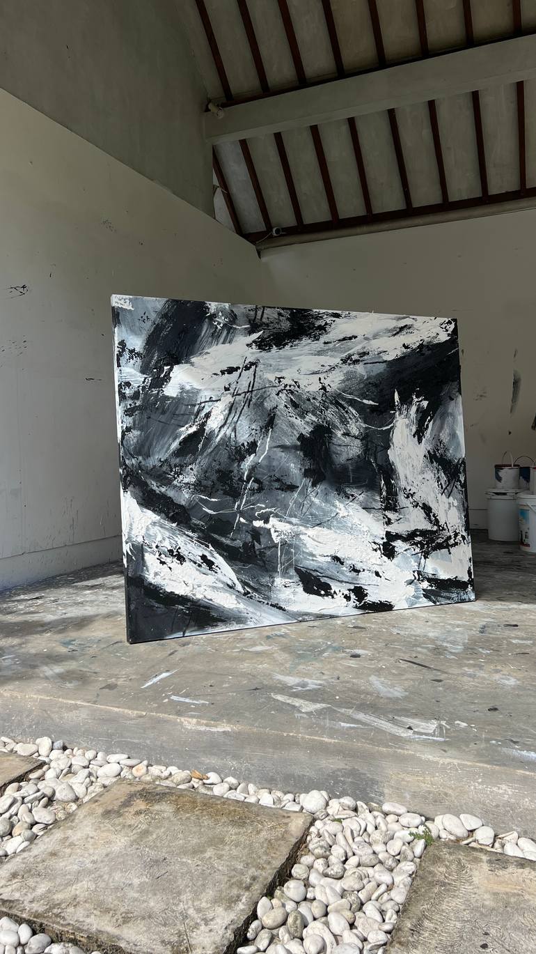 Original Abstract Expressionism Abstract Painting by Ewa Matyja