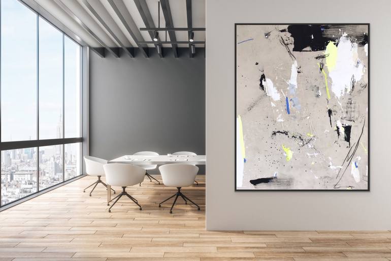 Original Abstract Expressionism Abstract Painting by Ewa Matyja