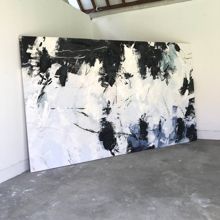 Original Abstract Expressionism Abstract Painting by Ewa Matyja