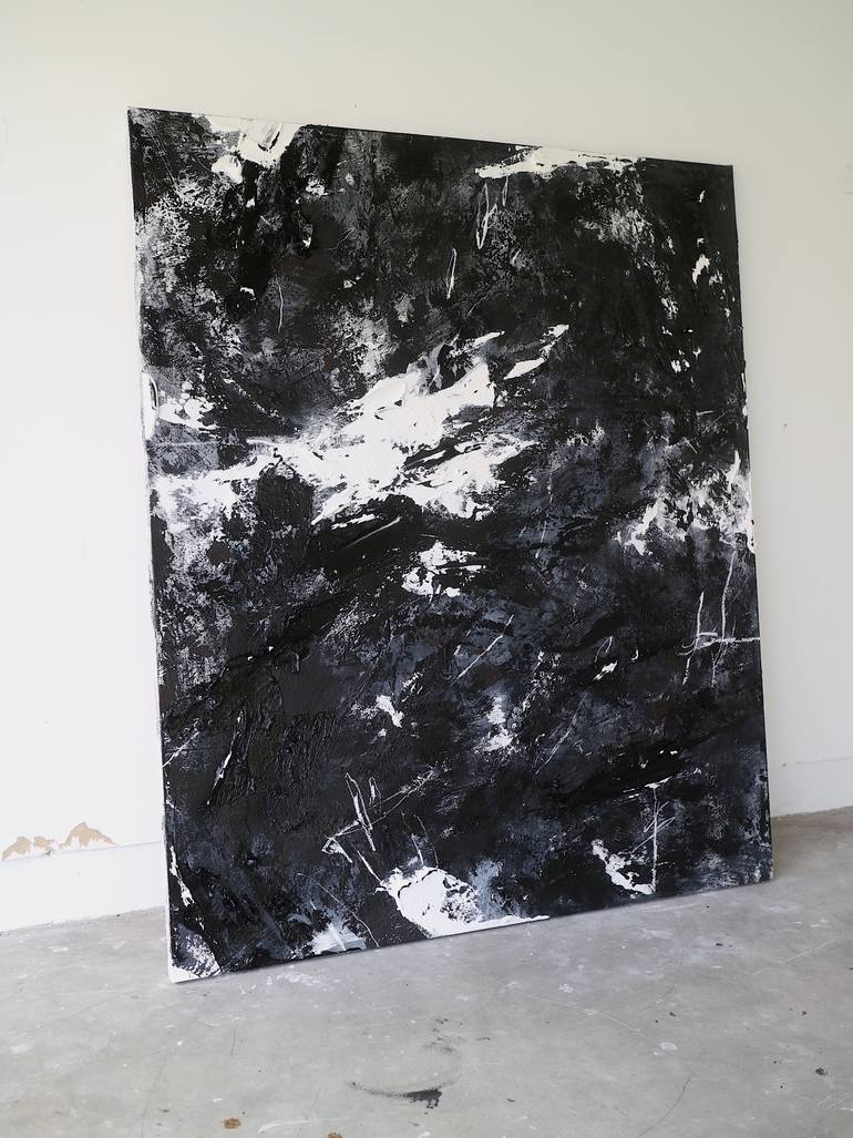 Original Abstract Expressionism Abstract Painting by Ewa Matyja