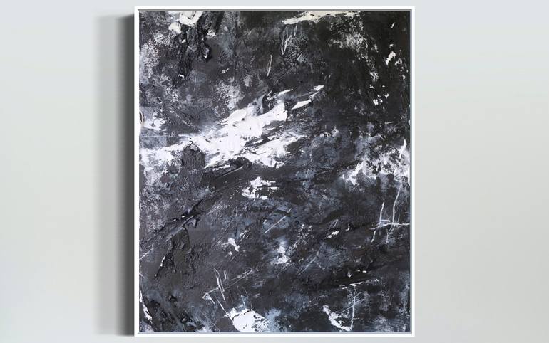 Original Abstract Expressionism Abstract Painting by Ewa Matyja