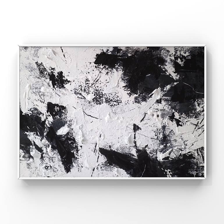 Original Abstract Expressionism Abstract Painting by Ewa Matyja
