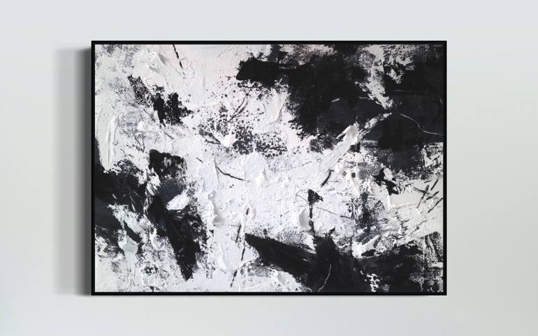 Original Abstract Expressionism Abstract Painting by Ewa Matyja