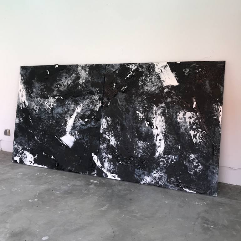 Original Abstract Expressionism Abstract Painting by Ewa Matyja