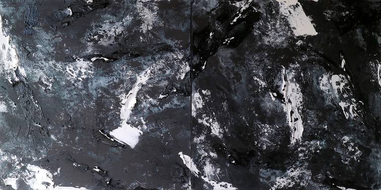 Original Abstract Expressionism Abstract Painting by Ewa Matyja