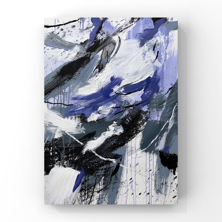 Original Abstract Expressionism Abstract Painting by Ewa Matyja