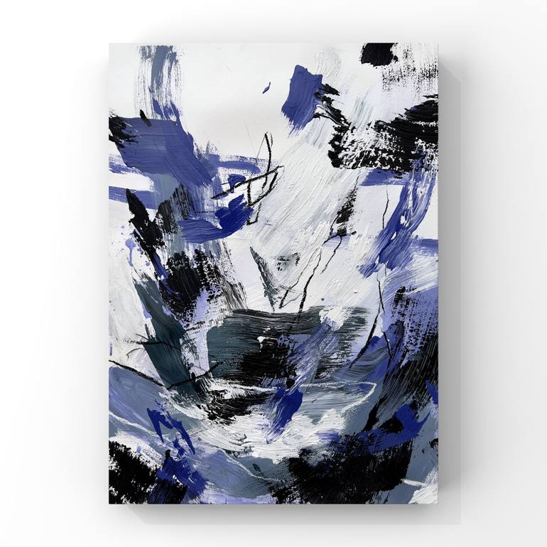 Original Abstract Expressionism Abstract Painting by Ewa Matyja