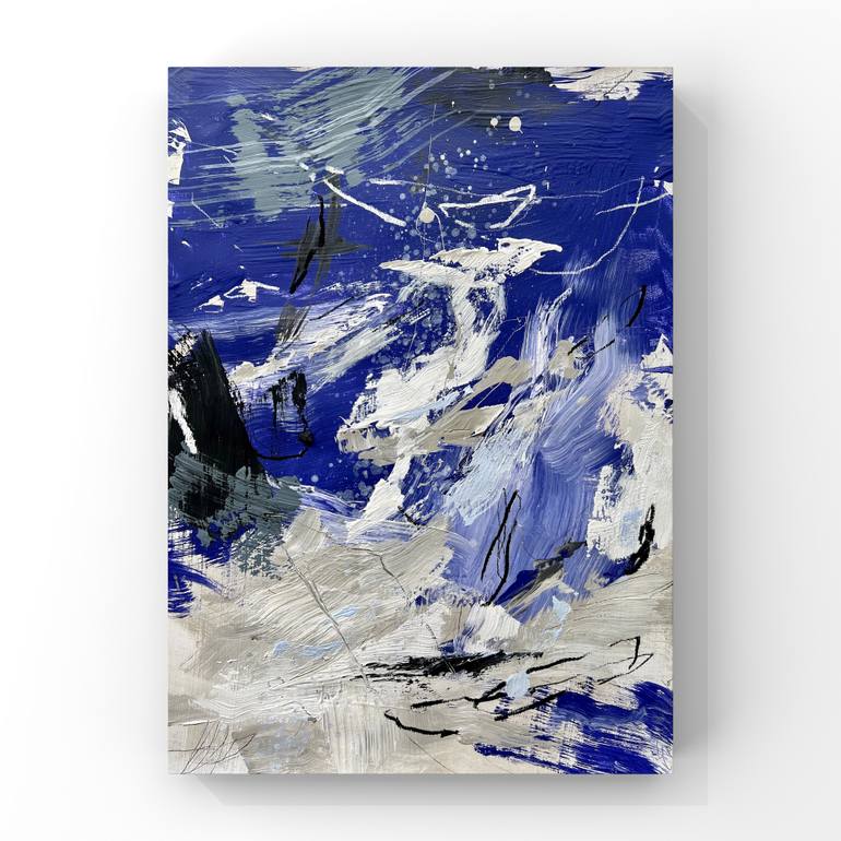 Original Abstract Expressionism Abstract Painting by Ewa Matyja
