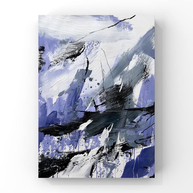 Original Abstract Expressionism Abstract Painting by Ewa Matyja