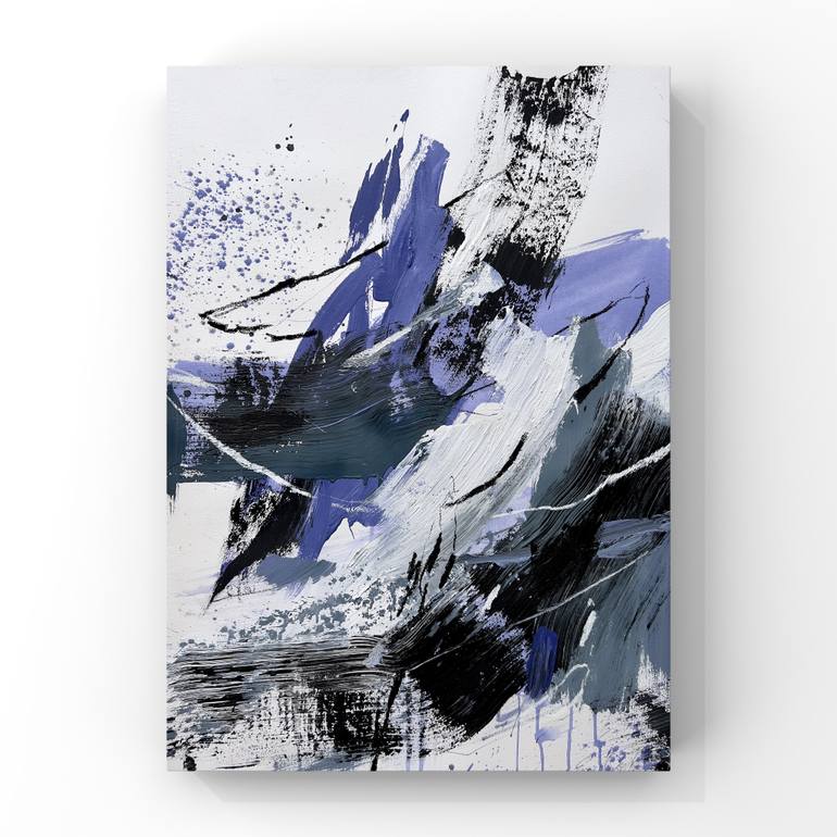 Original Abstract Expressionism Abstract Painting by Ewa Matyja