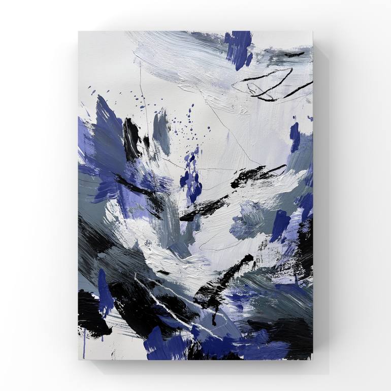 Original Abstract Expressionism Abstract Painting by Ewa Matyja