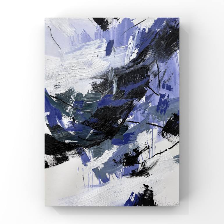Original Abstract Expressionism Abstract Painting by Ewa Matyja