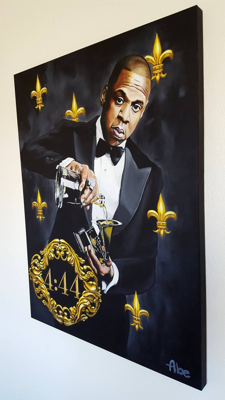 Kendrick Lamar x Louis Vuitton Monogram Portrait Painting by Junko Abe