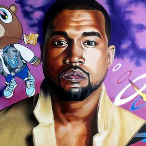 Kanye West Graduation Portrait