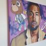 'Good Morning Mr. West'
An acrylic portrait of Kanye West with a Graduation album themed background including animated characters. To celebrate his huge influence over music and fashion culture.

Took over a month to complete. Finally done and ready to be shipped out as a new edition to your art collection!
Thank you for your interest in my art!