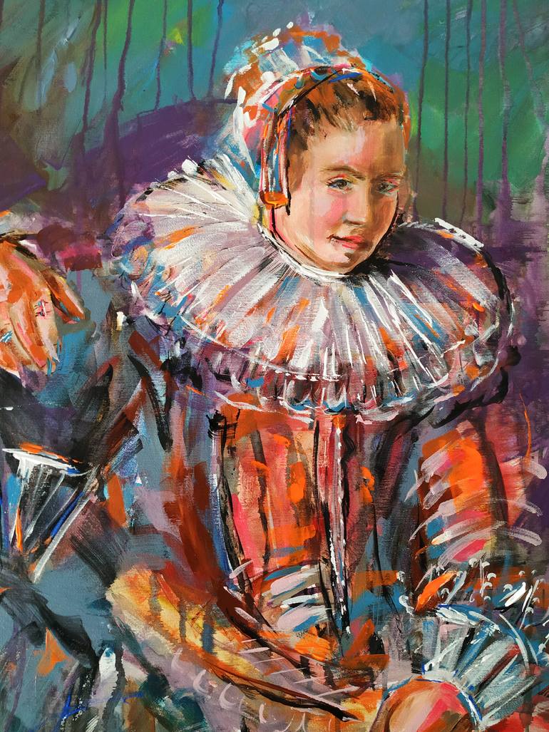 Original Contemporary People Painting by Antigoni Tziora