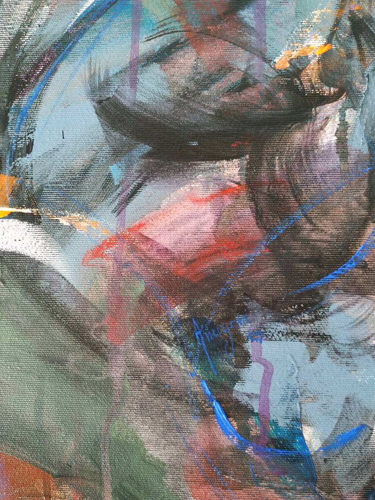 Original Contemporary People Painting by Antigoni Tziora