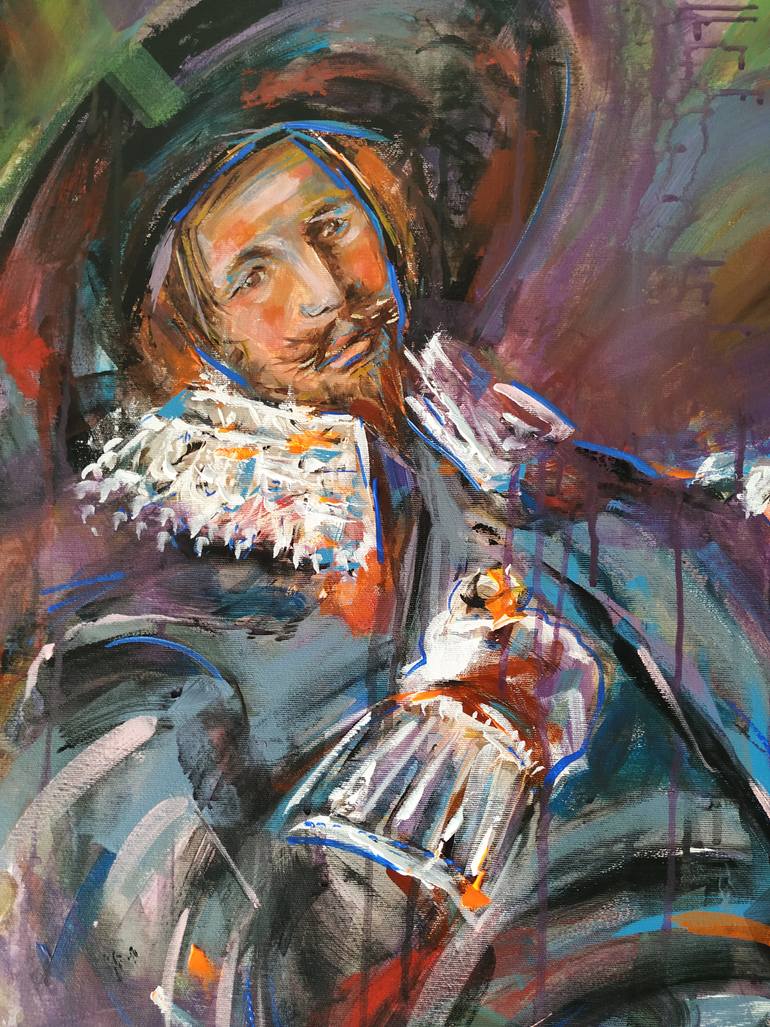 Original Contemporary People Painting by Antigoni Tziora