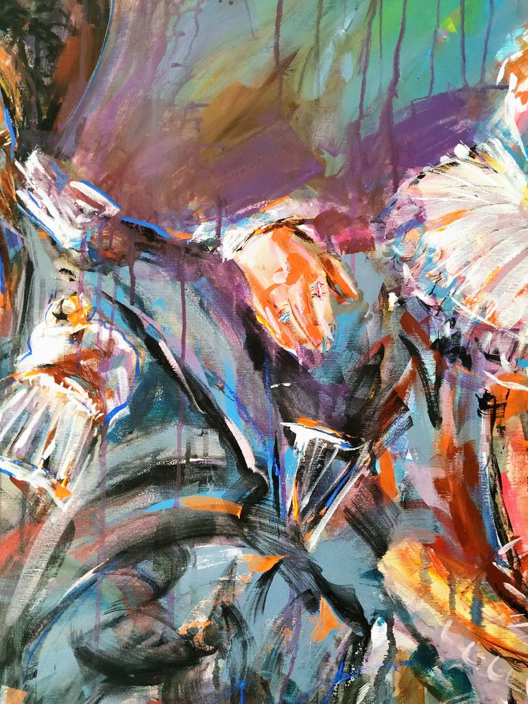 Original Contemporary People Painting by Antigoni Tziora