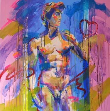 Original Abstract Pop Culture/Celebrity Paintings by Antigoni Tziora