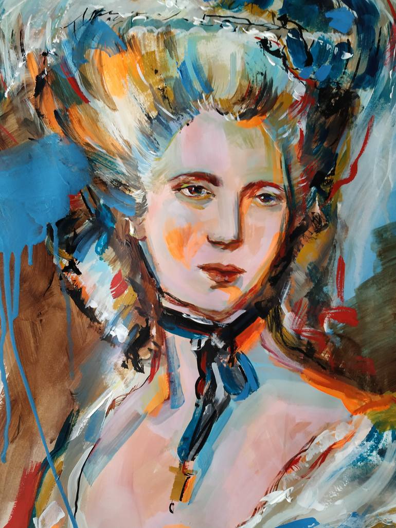 Original Abstract Pop Culture/Celebrity Painting by Antigoni Tziora