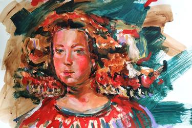 Original Realism Pop Culture/Celebrity Paintings by Antigoni Tziora