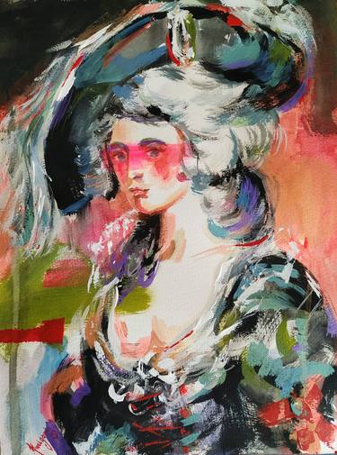 Print of Abstract Portrait Paintings by Antigoni Tziora