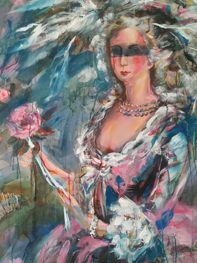 Original Women Painting by Antigoni Tziora
