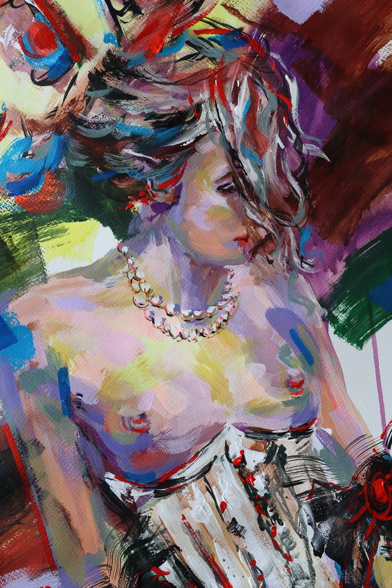 Original Nude Painting by Antigoni Tziora