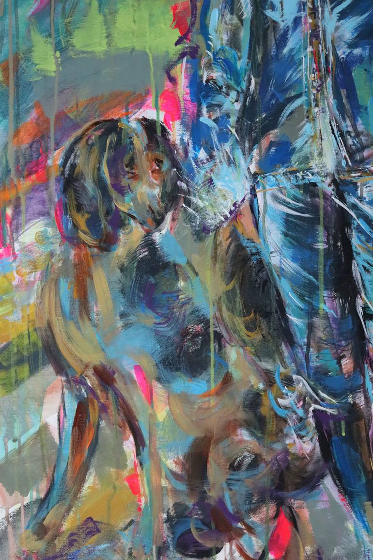 Original Baroque Classical Mythology Painting by Antigoni Tziora