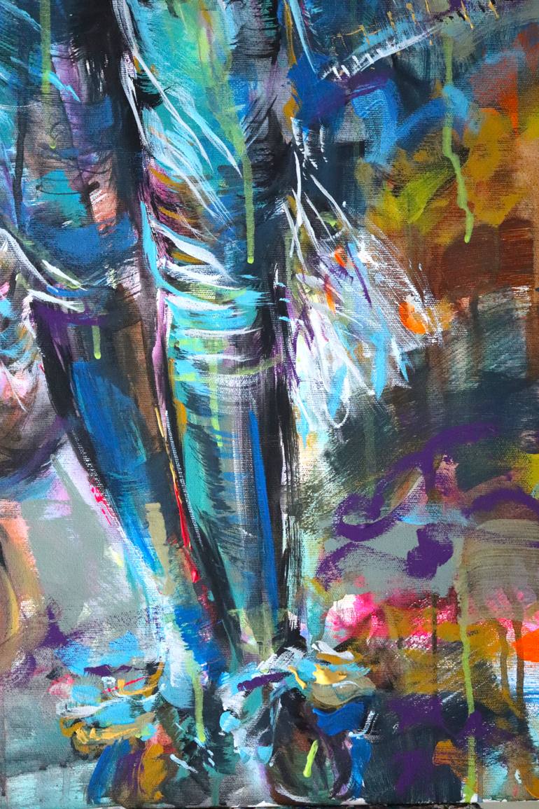 Original Baroque Classical Mythology Painting by Antigoni Tziora