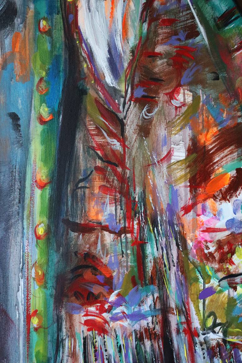 Original Abstract Expressionism Body Painting by Antigoni Tziora