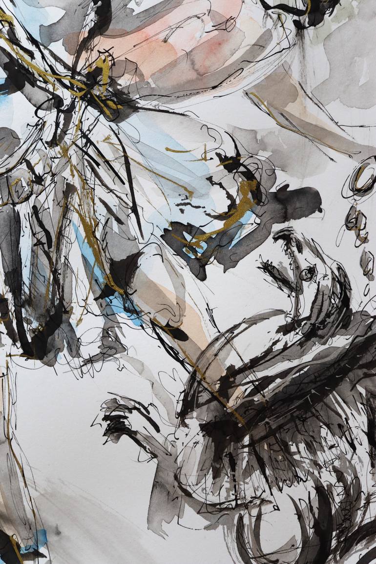 Original Neoclassicism Religion Drawing by Antigoni Tziora