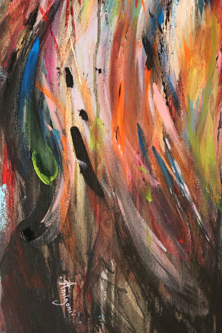 Original Abstract Pop Culture/Celebrity Painting by Antigoni Tziora