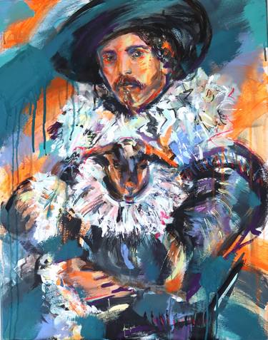 Original Expressionism Men Paintings by Antigoni Tziora